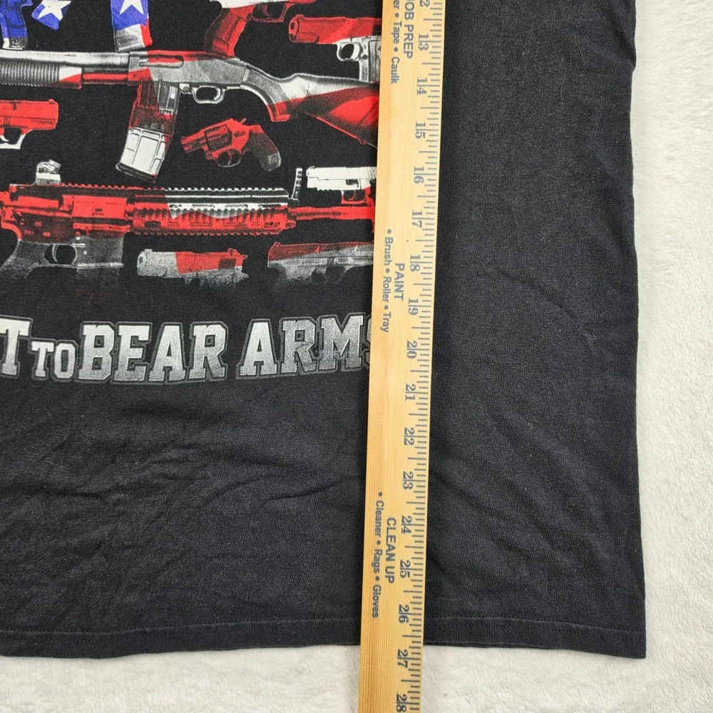 Protect‎ the 2nd Right to Bear Arms Delta Pro Weight T-Shirt Mens L Excellent